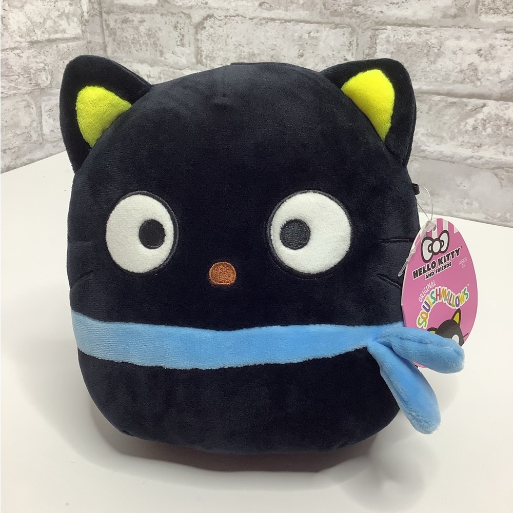 Squishmallows Chococat Hello Kitty & Friends 6-8" Plush Kellytoy New with Tags